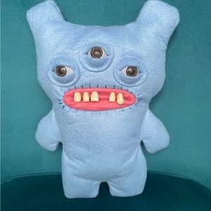 Blue monster plush toy